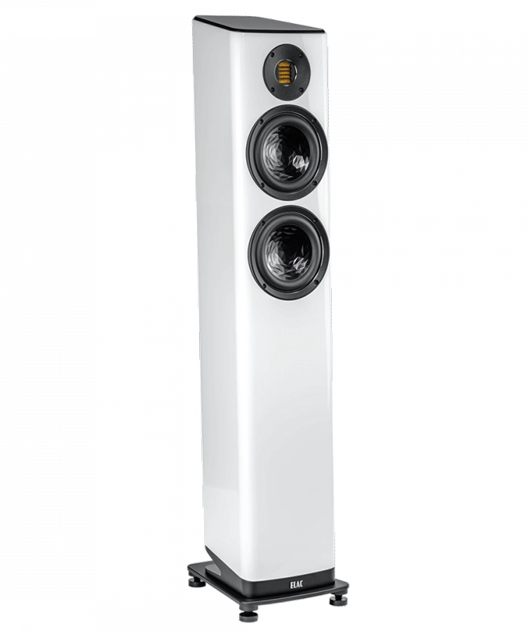 ELAC Vela FS 407.2 Floorstanding Speakers – Gloss White