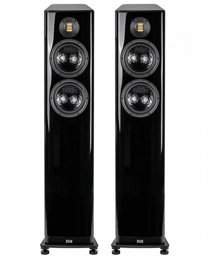 ELAC Vela FS 408.2 Floorstanding Speakers – Gloss Black