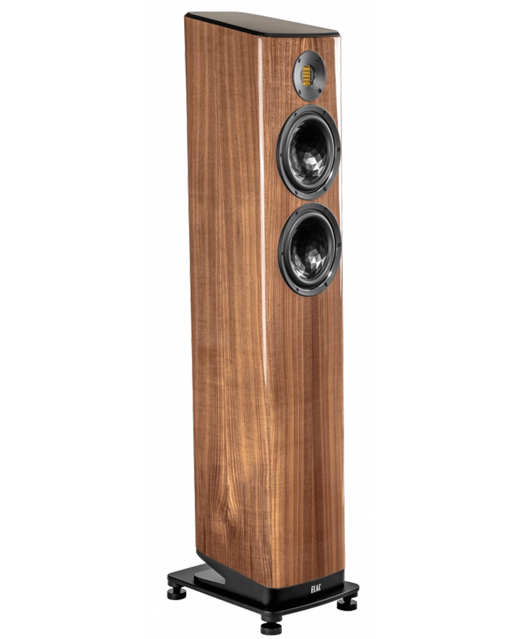 ELAC Vela FS 408.2 Floorstanding Speakers – Gloss Walnut