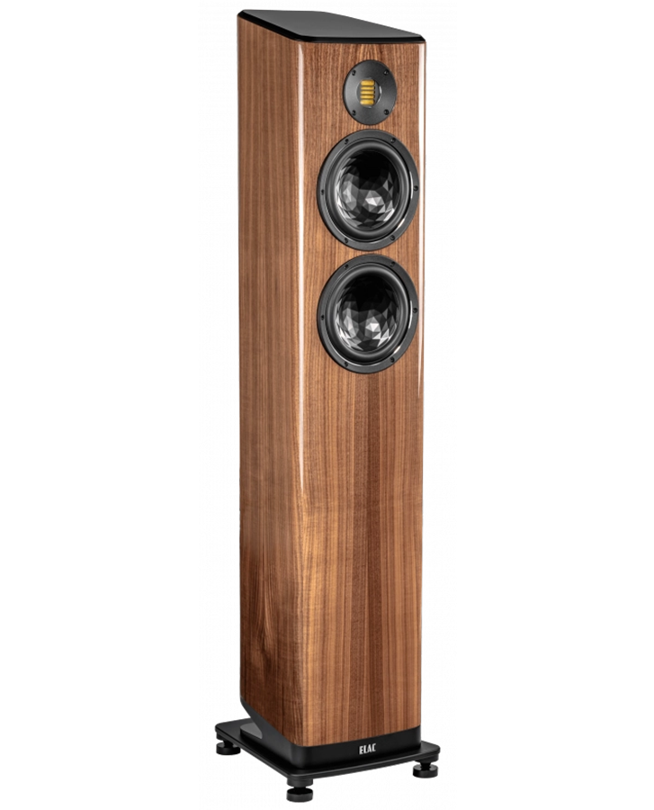 ELAC Vela FS 408.2 Floorstanding Speakers – Gloss Walnut