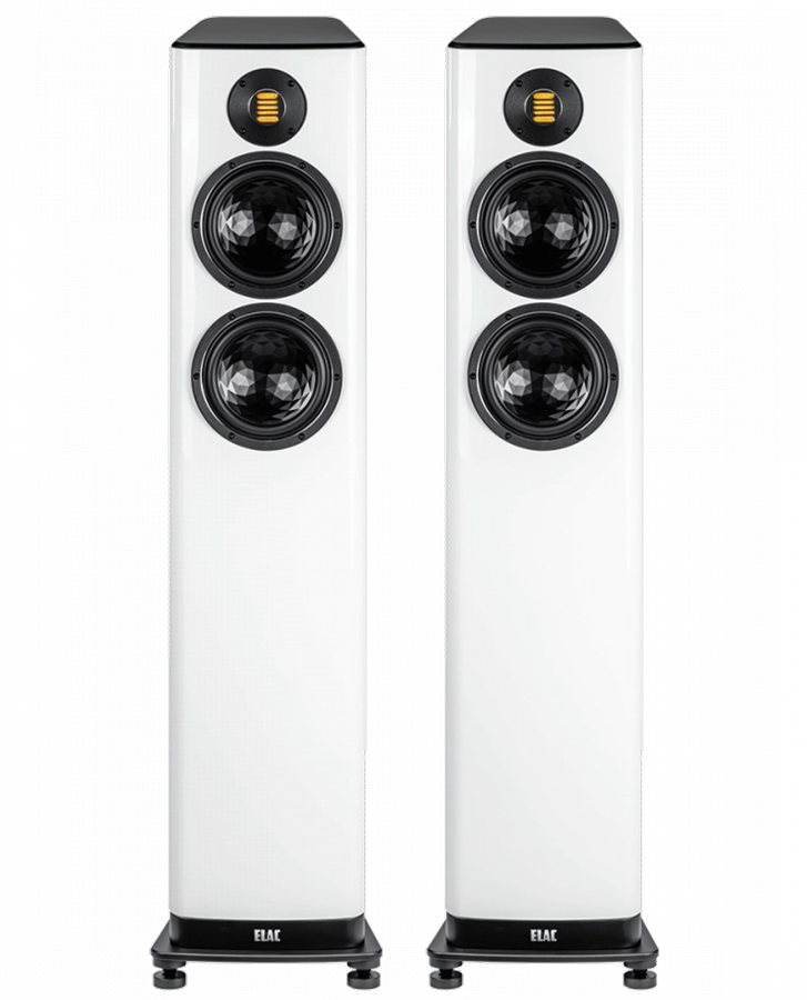 ELAC Vela FS 408.2 Floorstanding Speakers – Gloss White