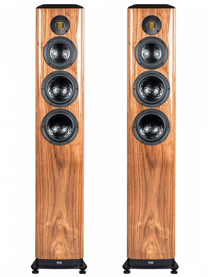 ELAC Vela FS 409.2 Floorstanding Speakers – Gloss Walnut