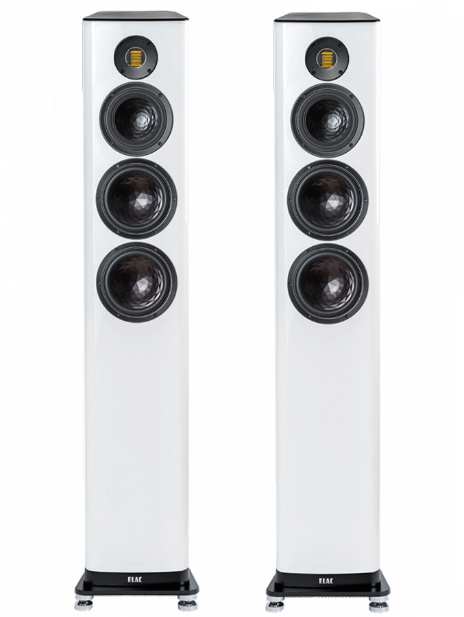 ELAC Vela FS 409.2 Floorstanding Speakers – Gloss White