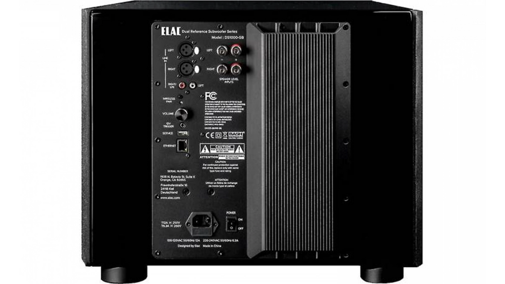 ELAC Varro DS1000-GB 10" Dual Reference Powered Subwoofer - Gloss Black