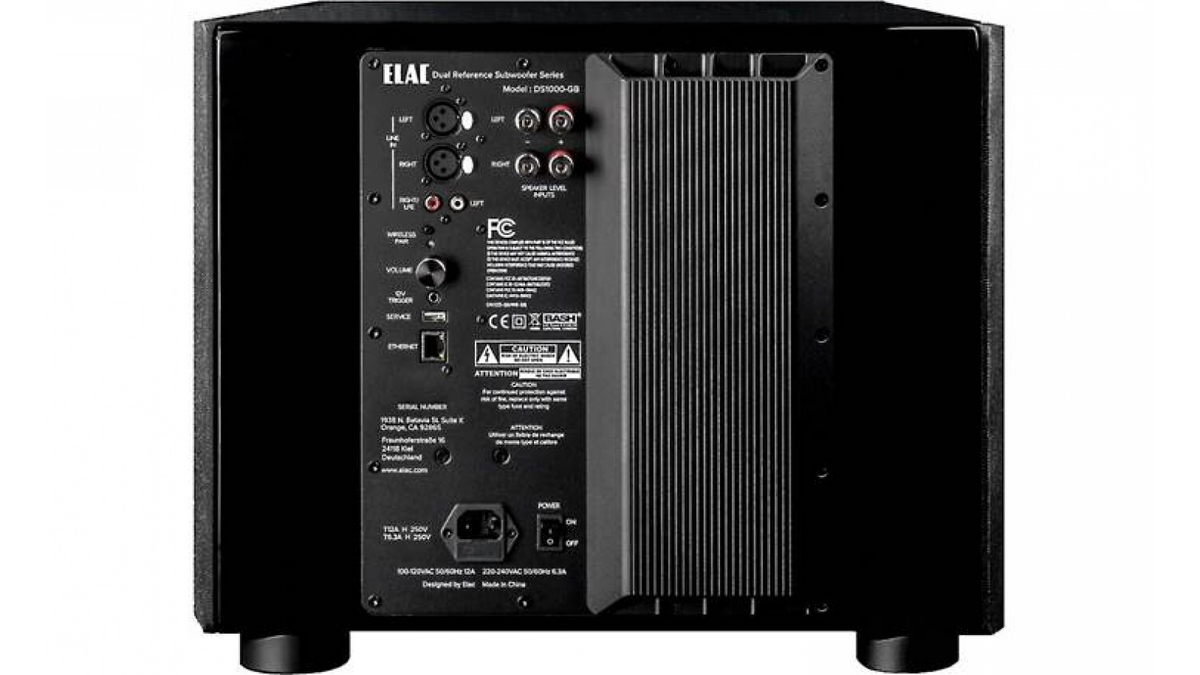 ELAC Varro DS1000-GB 10" Dual Reference Powered Subwoofer - Gloss Black