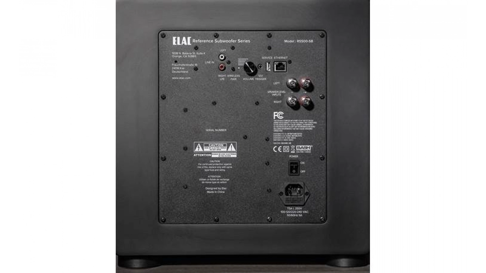 ELAC Varro RS700-SB 12" Reference Powered Subwoofer - Satin Black
