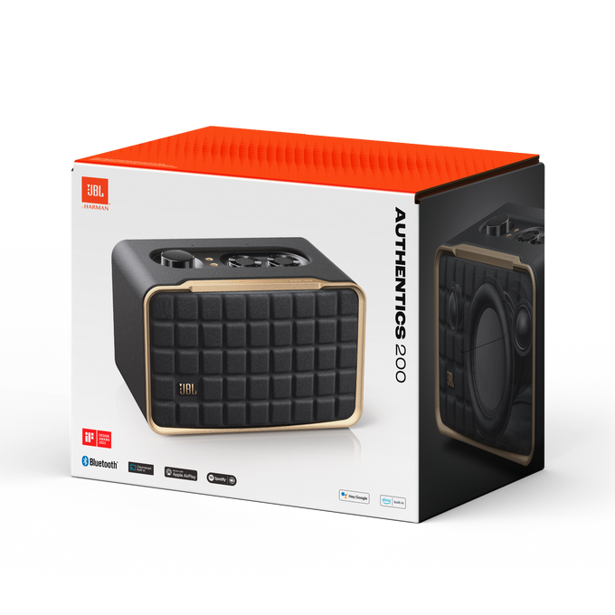 JBL Authentics 200 Wireless WIFI Bluetooth Retro Style Smart Speaker System