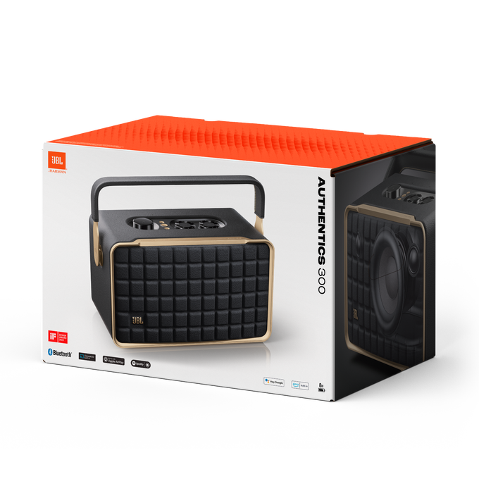 JBL Authentics 300 Wireless WIFI Bluetooth Retro Style Smart Speaker System