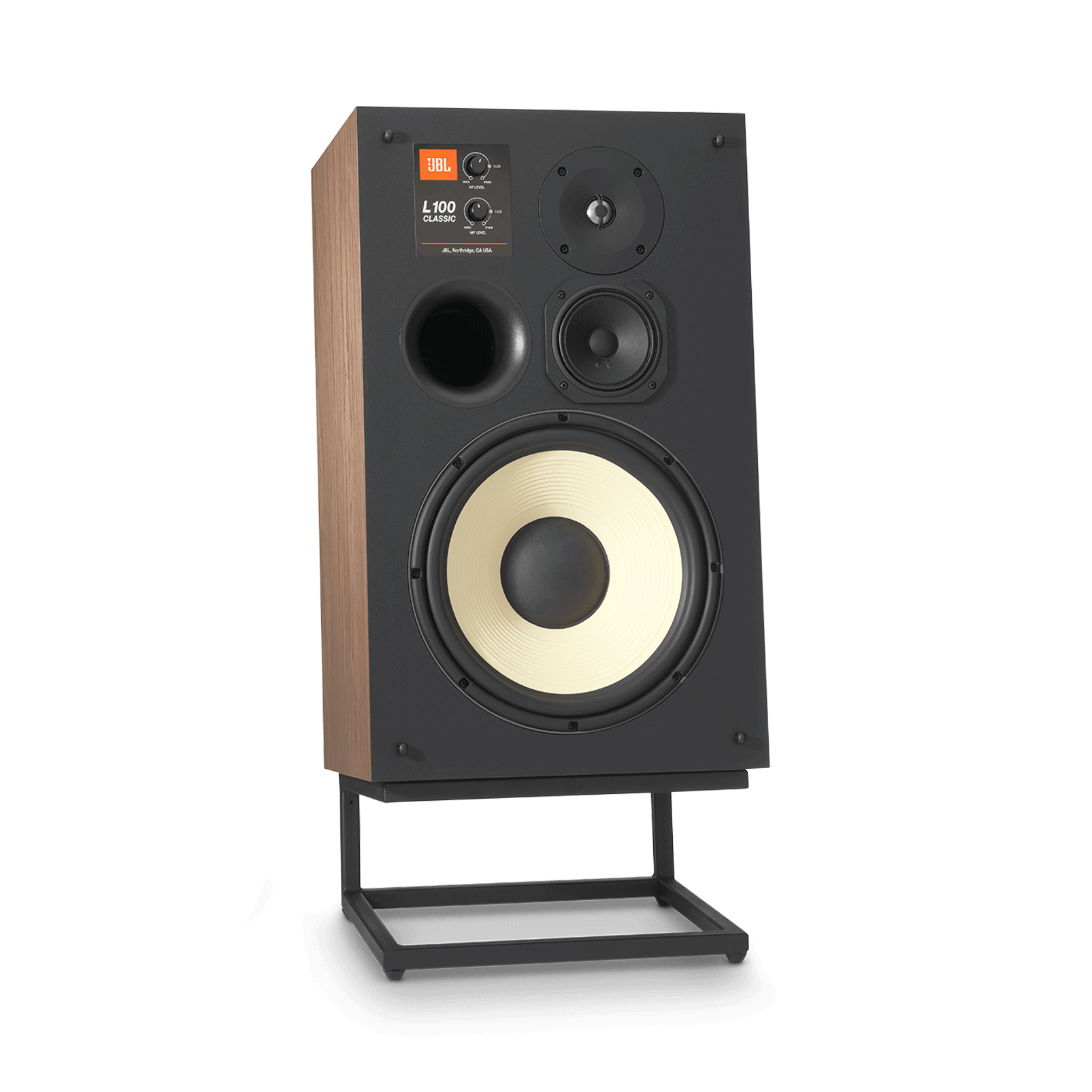 JBL L100 Classic - 12” 3-way Bookshelf Loudspeaker (Pair) - Orange