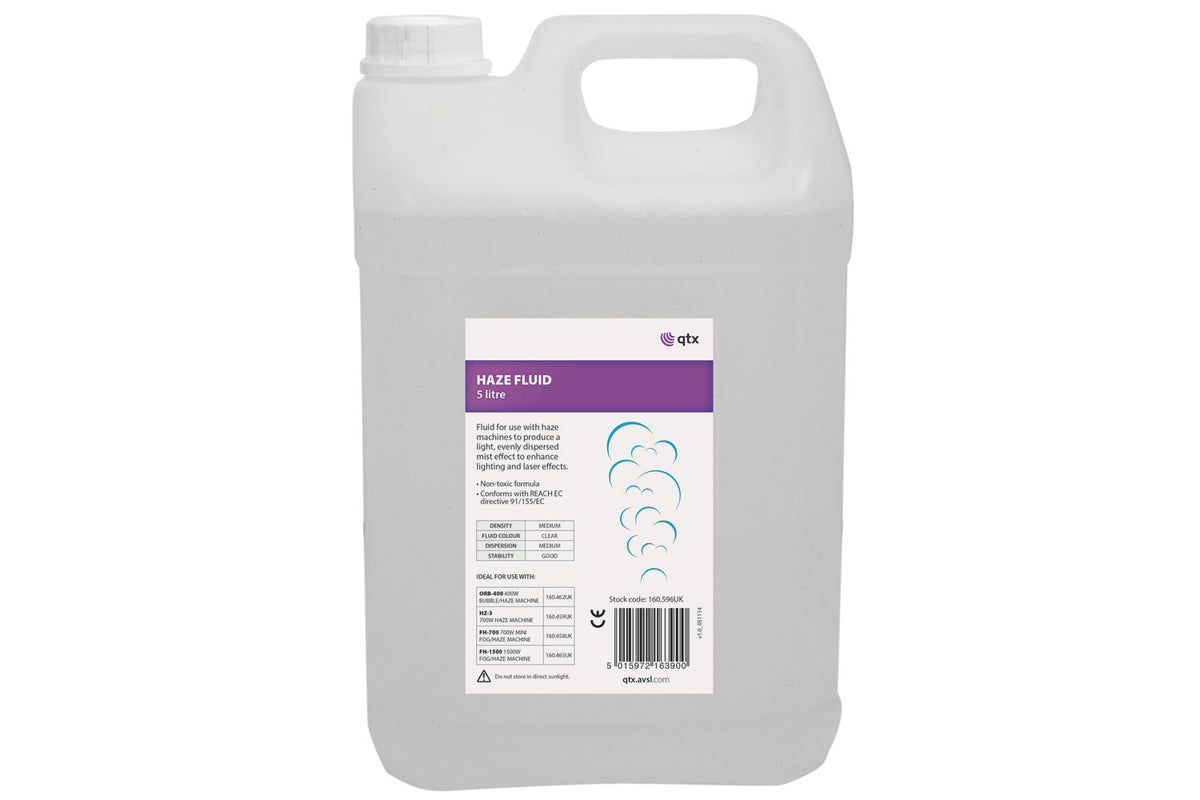 QTX Eco Haze Fluid - 5 Litre