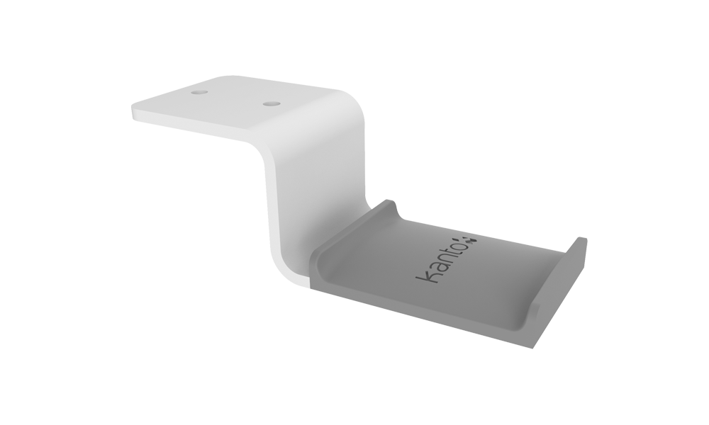 Kanto H/H - Under Desk Headphone Hook / Hanger - White