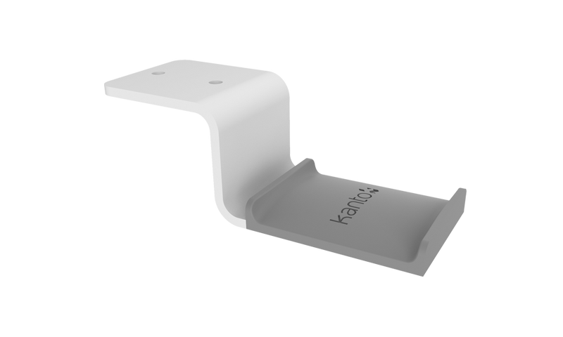 Kanto H/H - Under Desk Headphone Hook / Hanger - White
