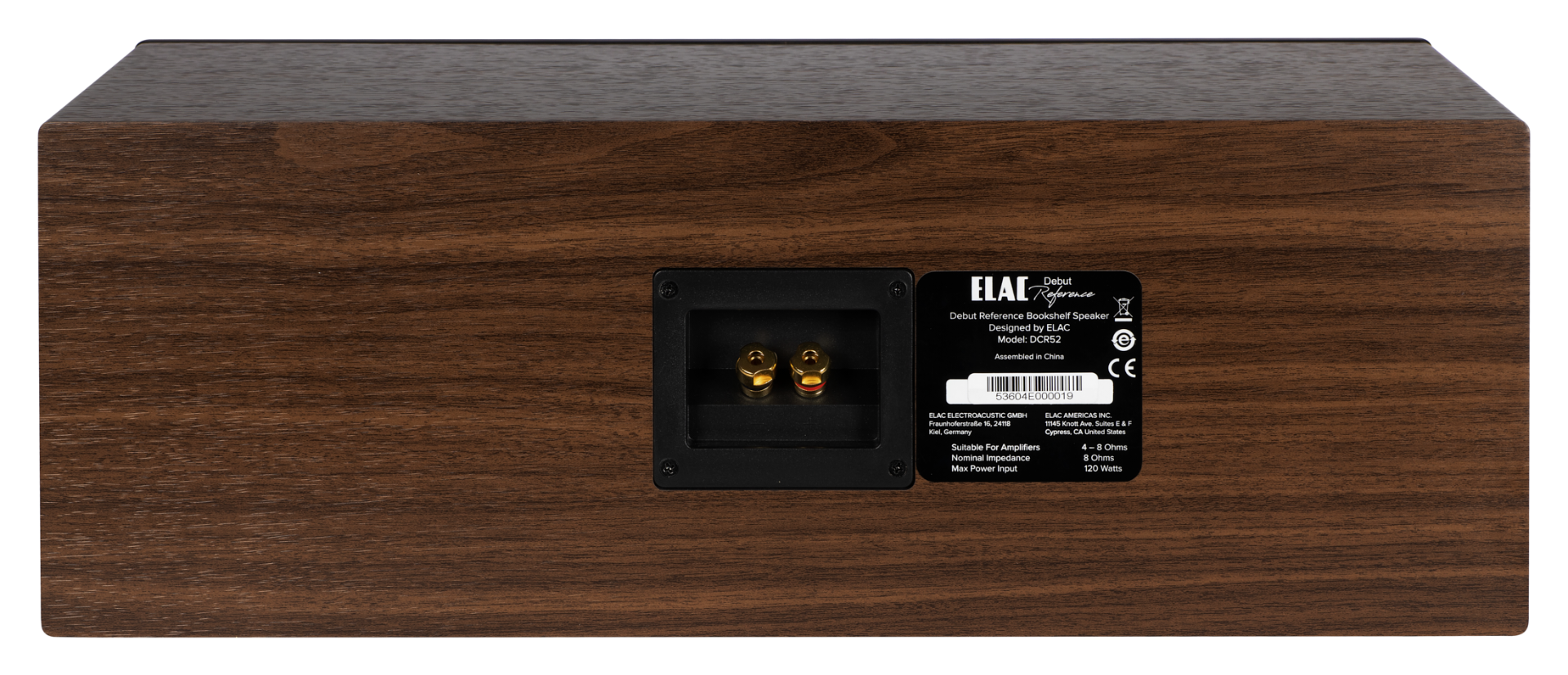 ELAC Debut Reference DCR52 – Black/Walnut