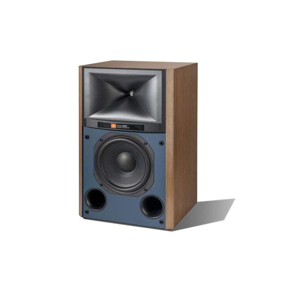 JBL 4329P Studio Monitor Powered Loudspeaker System - Walnut