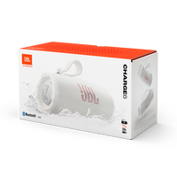 JBL CHARGE 6 - Portable Waterproof Bluetooth Speaker AI Sound Boost Auracast™ - White