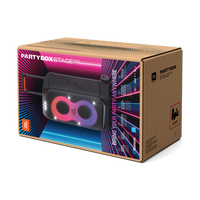 JBL PartyBox Stage 320 - Portable Bluetooth Party Speaker with Lights – Black