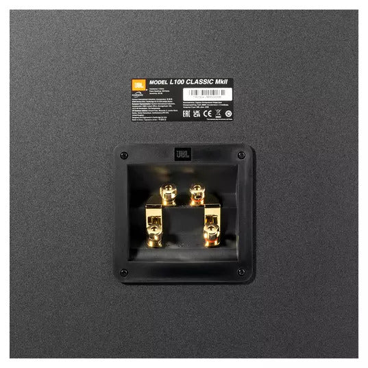 JBL L100 Classic MKII - 12” 3-way Bookshelf Loudspeaker (Pair) - Black