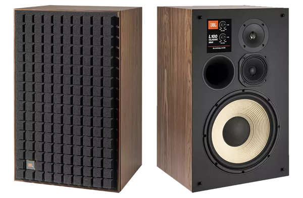 JBL L100 Classic MKII - 12” 3-way Bookshelf Loudspeaker (Pair) - Black