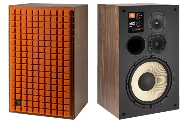 JBL L100 Classic MKII - 12” 3-way Bookshelf Loudspeaker (Pair) - Orange