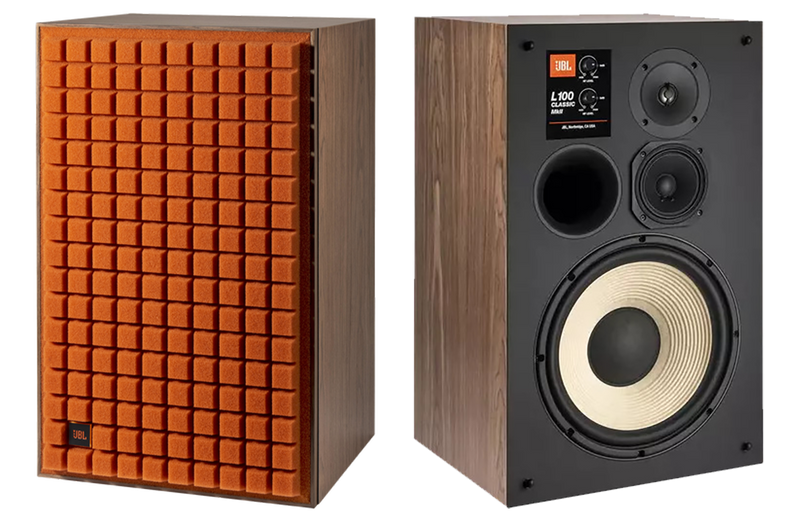 JBL L100 Classic MKII - 12” 3-way Bookshelf Loudspeaker (Pair) - Orange