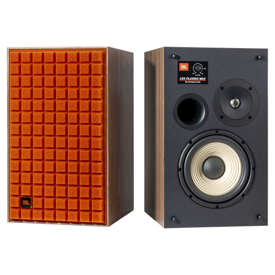 JBL L82 Classic MKII 2-Way 8-inch (200mm) Bookshelf Loudspeaker (Pair) - Orange