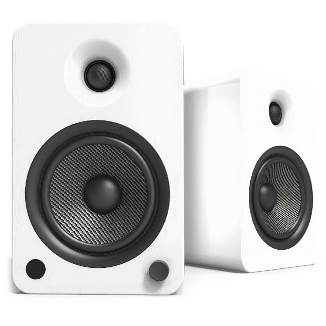 Pro-Ject Debut Carbon Evo Turntable + Kanto YU6 + SUB 8 MKII Bundle in Matt White