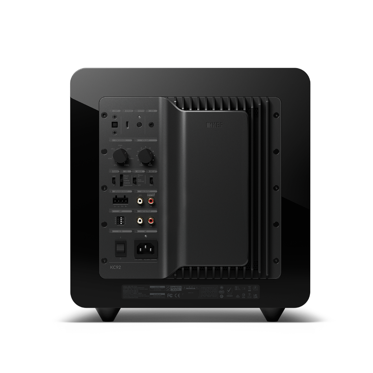 KEF KC92 Subwoofer - Black Gloss