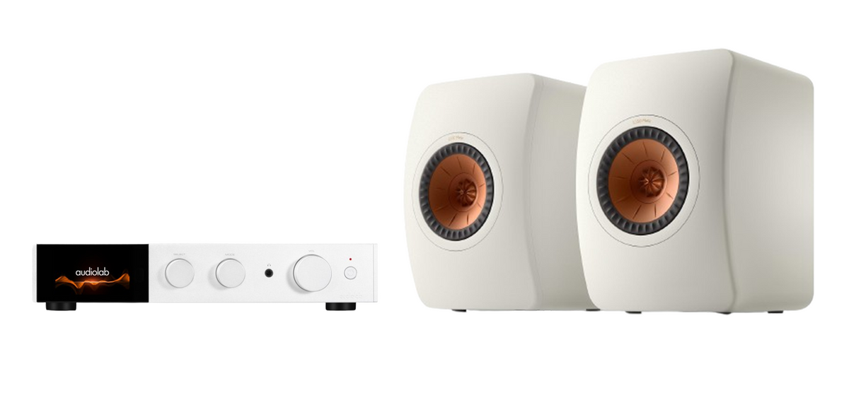 Audiolab 9000A & KEF LS50 META Bookshelf Speakers