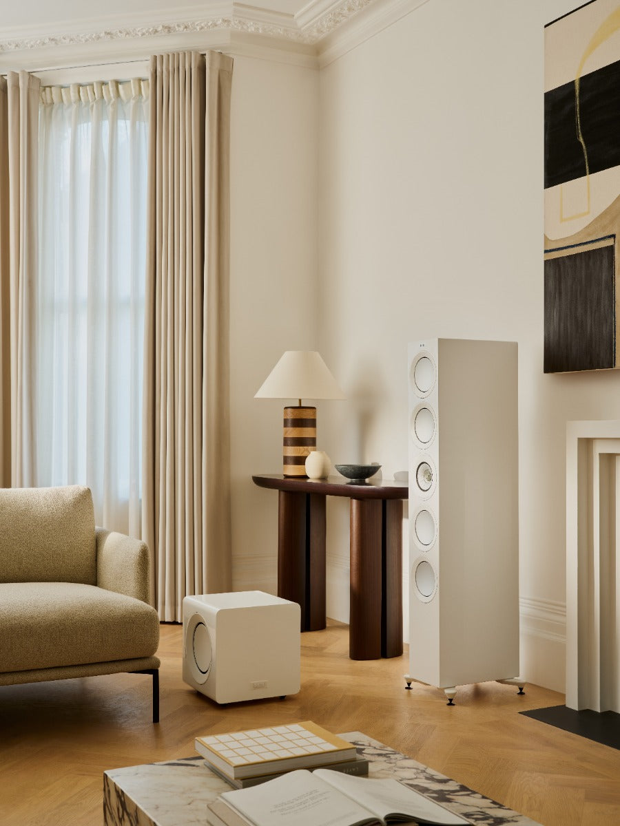 KEF KC92 Subwoofer - White Gloss