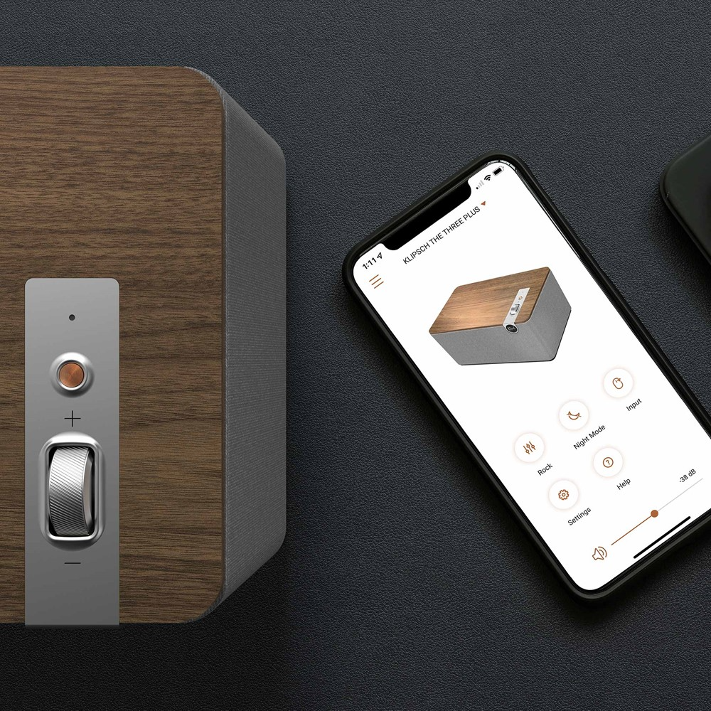 Klipsch The Three Plus Heritage Inspired Speaker - Walnut