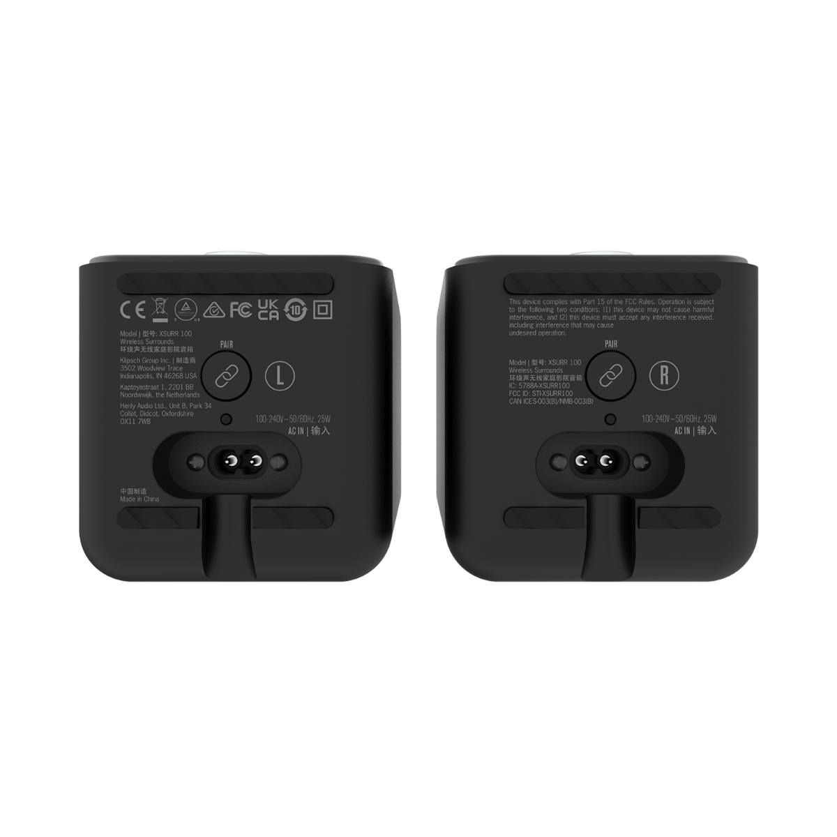 Klipsch Flexus Surr 100 Wireless Surround Sound Speakers