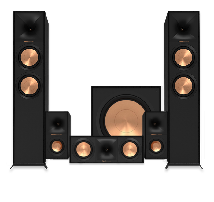Klipsch R-605FA 5.1.2 Dolby Atmos Speaker Bundle
