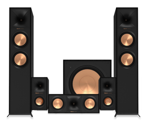 Klipsch R-605FA 5.1.2 Dolby Atmos Speaker Bundle
