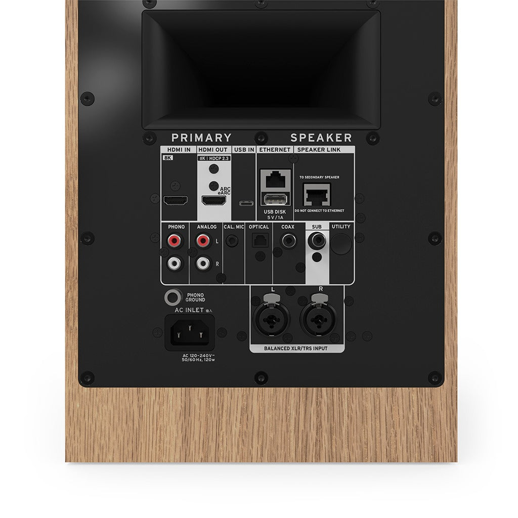 Klipsch The Nines II 8" Powered Speakers – Red Oak