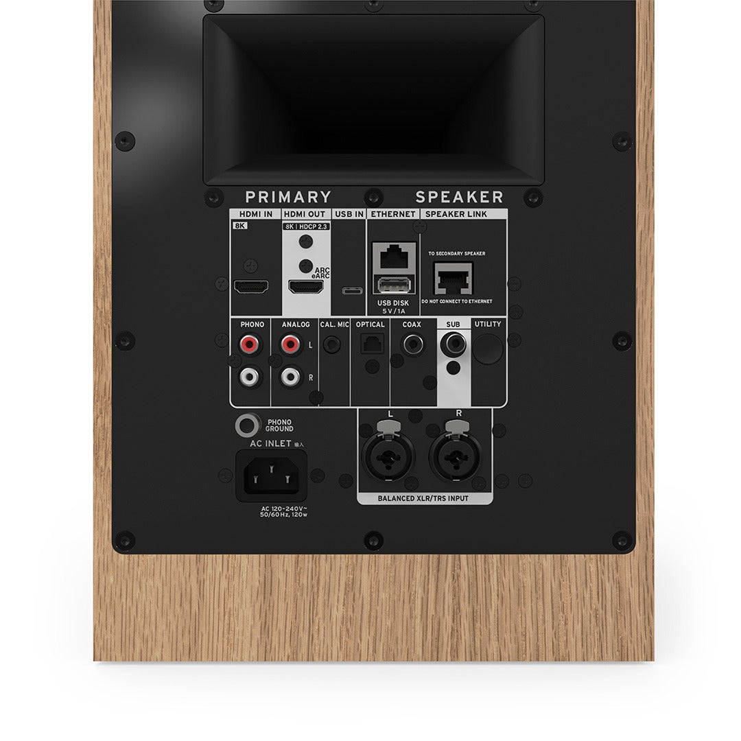Klipsch The Nines II 8" Powered Speakers – Red Oak