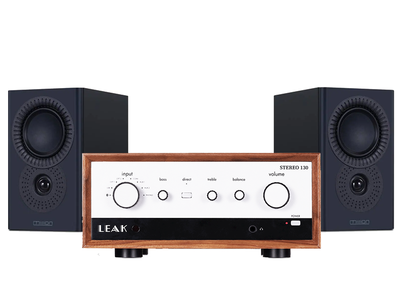 LEAK Stereo 130 Integrated Amplifier + Mission LX-1 MKII Speakers
