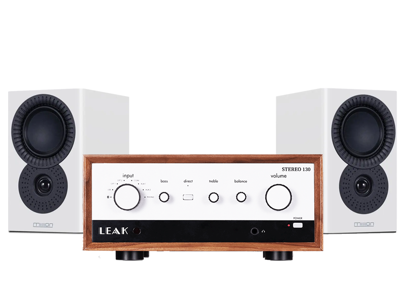 LEAK Stereo 130 Integrated Amplifier + Mission LX-1 MKII Speakers