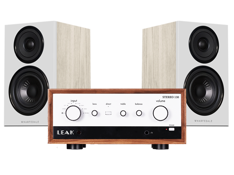 LEAK Stereo 130 Integrated Amplifier + Wharfedale Diamond 12.2 Speakers 
