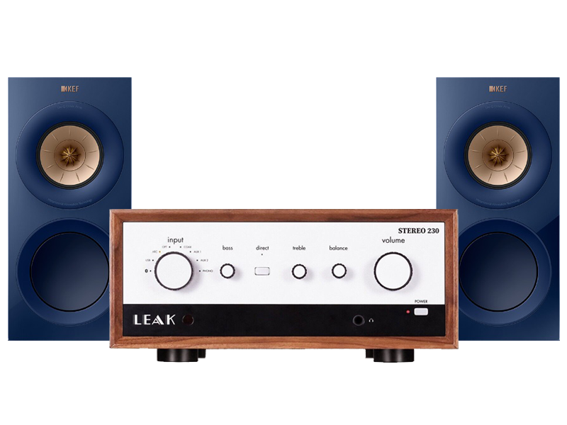 LEAK Stereo 230 Integrated Amplifier + KEF R3 Meta Speaker