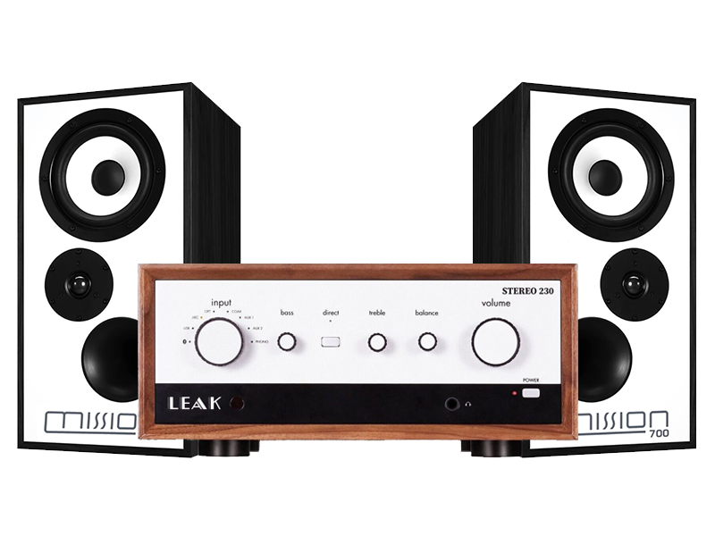 LEAK Stereo 230 Integrated Amplifier + Mission 700 Speakers