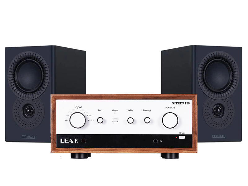 LEAK Stereo 130 Integrated Amplifier + Mission LX-2 MKII Speakers