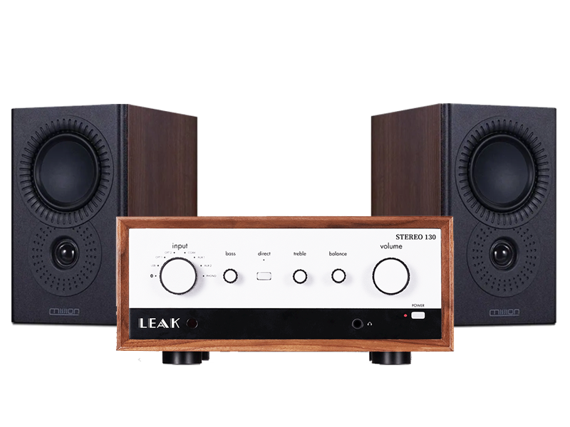 LEAK Stereo 130 Integrated Amplifier + Mission LX-2 MKII Speakers