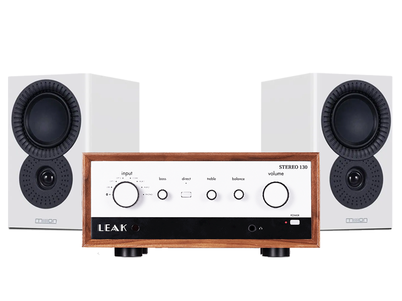 LEAK Stereo 130 Integrated Amplifier + Mission LX-2 MKII Speakers