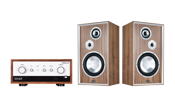 LEAK Stereo 230 Integrated Amplifier + LEAK Sandwich 250 Loudspeakers