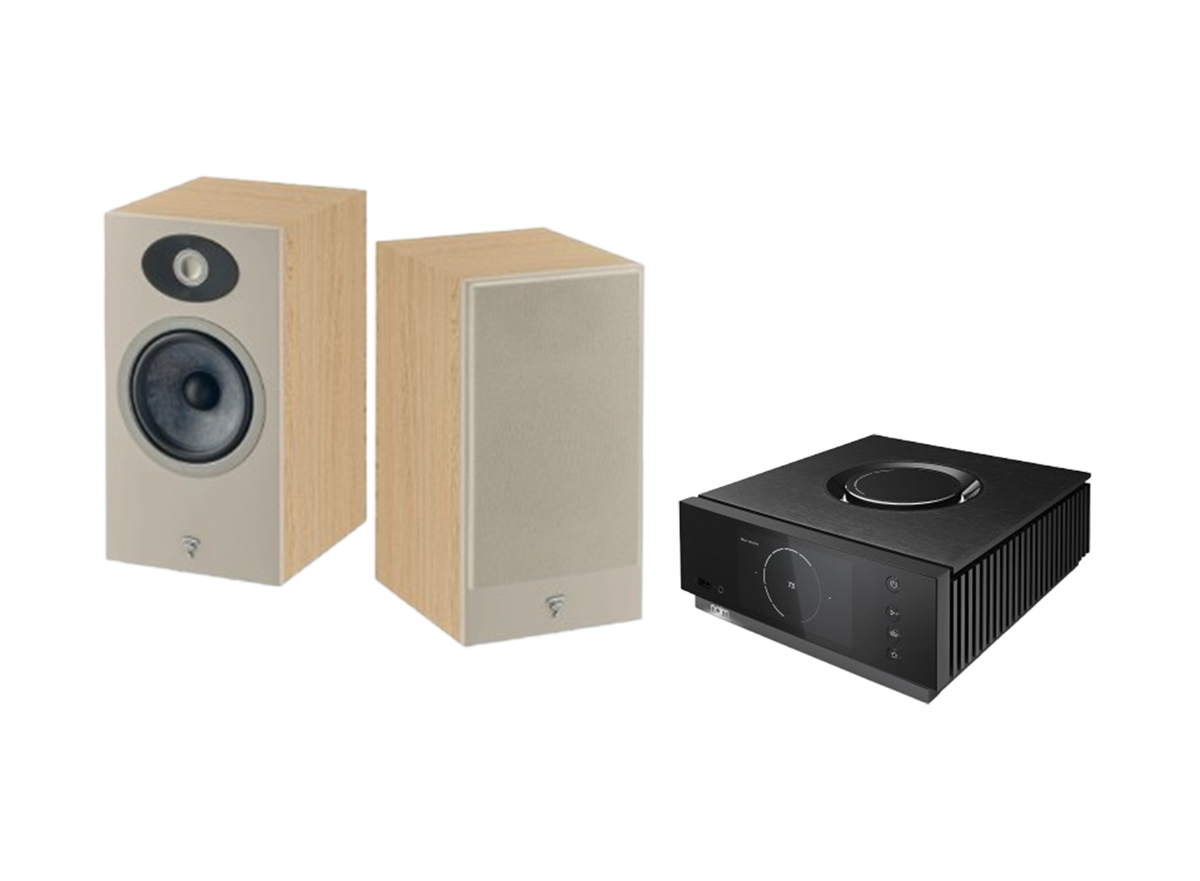 Naim Audio Uniti Atom — All-in-One Streaming Amplifier + Focal Theva N1 Bookshelf Speakers