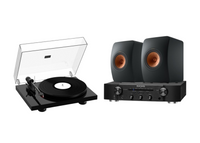 KEF LS50 Meta + Pro-Ject Debut Carbon Evo + Marantz PM6007 Black