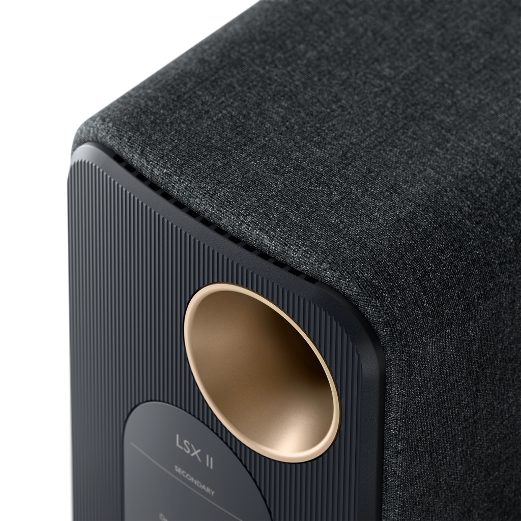 KEF LSX II Wireless HiFi Speakers (Pair) - Carbon Black