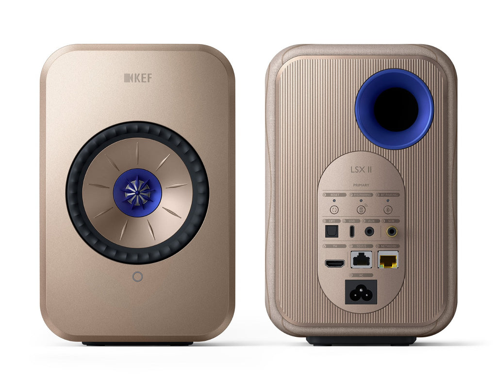 KEF LSX II Wireless HiFi Speakers (Pair) - Soundwave by Sir Terence Conran