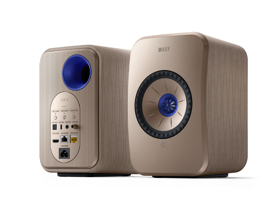 KEF LSX II Wireless HiFi Speakers (Pair) - Soundwave by Sir Terence Conran