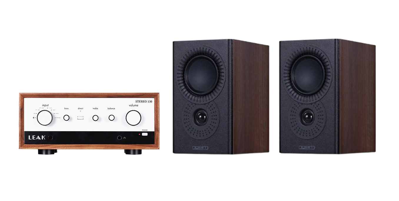 LEAK Stereo 130 Integrated Amplifier + Mission LX-1 MKII Speakers